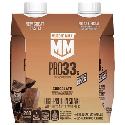 Muscle Milk Pro Chocolate - 44 FZ - Image 2