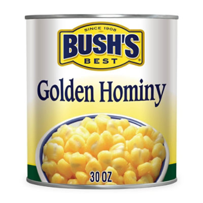 Bushs Golden Hominy 30 Oz - 30 OZ