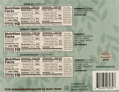 Red Apple Cheddar Flight Cheese - 24 OZ - Image 6