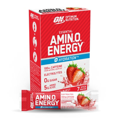 Amino Energy Strawberry Burst 7ct - 7 CT - Image 1