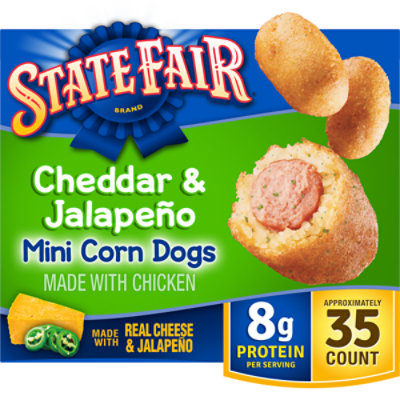 State Fair Cheddar & Jalapeno Mini Corn Dogs 23.76 Oz - 23.76 OZ - Image 1