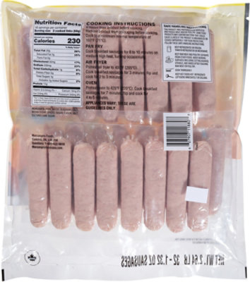 Marcangelo Breakfast Pork Sausage 42.33 Oz - 42.33 OZ - Image 5