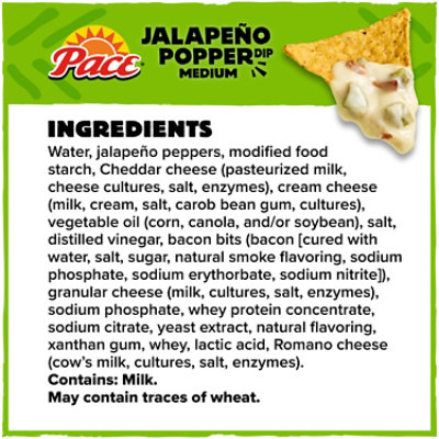 Pace Jalapeno Popper Dip Cheese Dip 11 Oz - 11 OZ - Image 5
