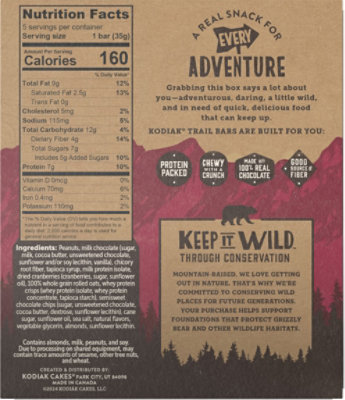 Kodiak Cranberry Chocolate Chip Protein Trail Bars 5ct 1.23oz - 5 CT - Image 5