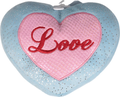 Signature SELECT Pink Blue Mini Heart Plush - Each - Image 1