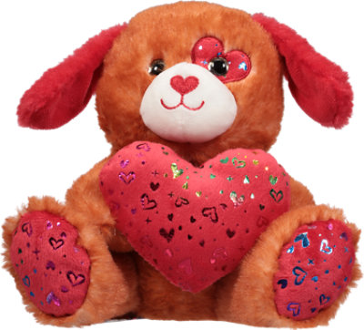 Signature SELECT Brown Teddy With Heart 7 Inch - Each - Image 1