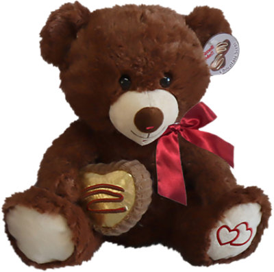 Signature SELECT Chocolate Scented Dark Brown Teddy - Each - Image 1