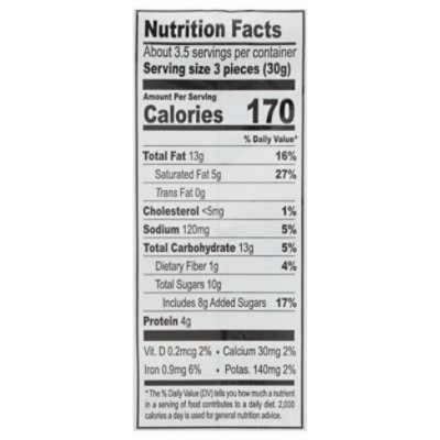 Chocolove Milk Chocolate Peanut Butter Hearts Bag - 3.52 OZ - Image 3