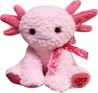Signature SELECT 10 Inch Jungle Animal Axolotl  Plush Toy - Each - Image 1