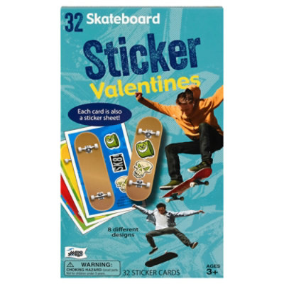 Mello Sticker Skateboard Cards - 32 CT - Image 1