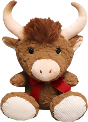 Signature SELECT 9 Inch Big Eye Animal H Cow Plush Toy - Each - Image 1