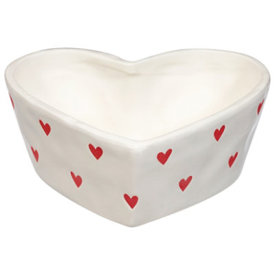 Ssel Heart Shape Bowl White - EA - Image 1