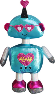 Signature SELECT Blue Metallic Robot Plush - Each - Image 1