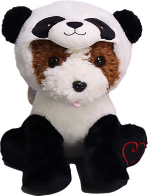 Signature SELECT 14 Inch Costumed Dogs Panda Plush Toy - Each - Image 1