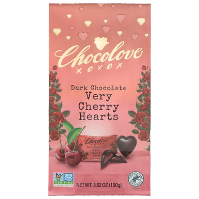 Chocolove Very Cherry Hearts Bag - 3.52 OZ - Image 2