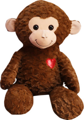Signature SELECT 22.5 Inch Jungle Animal Monkey Plush Toy - Each - Image 1