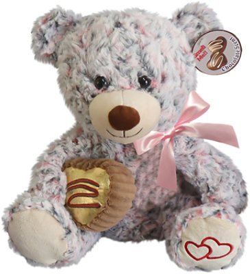 Signature SELECT Chocolate Scented Grey Teddy - Each - Image 1