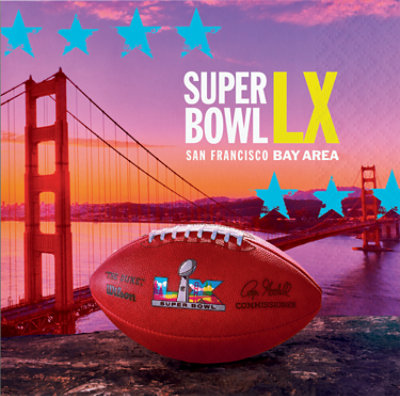 Creative Converting Super Bowl LX Lunch Napkins 16 Count-Each - Image 1