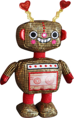 Signature SELECT Gold Metallic Robot Plush - Each - Image 1