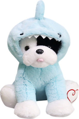 Signature SELECT 14 Inch Costumed Dogs Shark Plush Toy - Each - Image 1