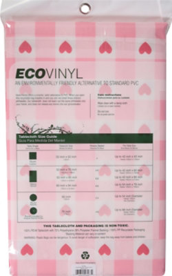 Kane Home Ecovinyl Pink Tablecloth - Each - Image 3