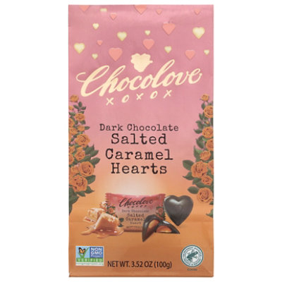 Chocolove Salted Caramel Hearts Bag - 3.52 OZ - Image 1