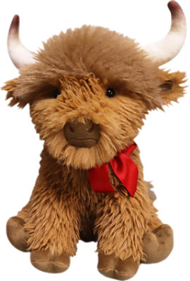 Signature SELECT 14.5 Inch Jungle Animal H Cow Plush Toy - Each - Image 1