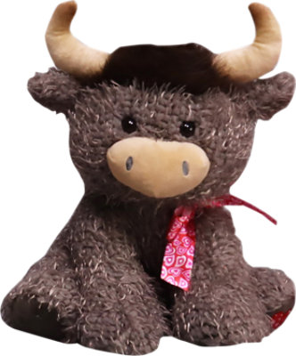 Signature SELECT 10 Inch Jungle Animal High Cow Plush Toy - Each - Image 1