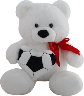 Signature Select  Sporty Bear Soccer 8 Inch - Each - Image 1