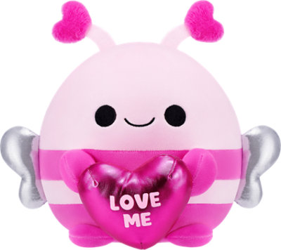 Zuru Snackles Valentine Edition Bumble Bee With Heart Chocolate Plush - Each - Image 1