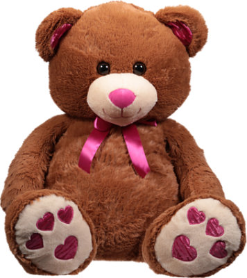 Signature SELECT Pink Bear Plush 43 Inch - Each - Image 1