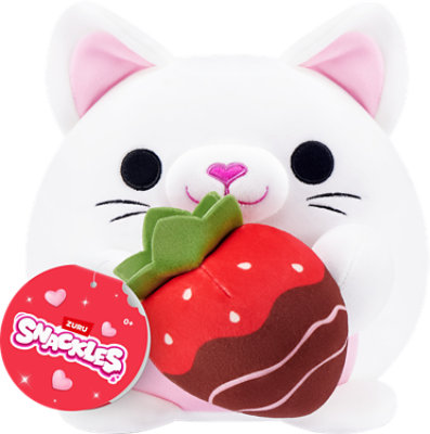 Zuru Snackles Valentine Edition Kitten WIth Chocolate Plush - Each - Image 1