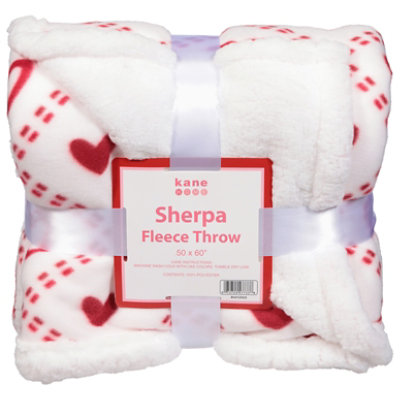 Kane Home Valentines Sherpa Throw - Each - Image 1