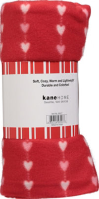 Kane Home Valentines Polar Fleece Throw - Each - Image 3