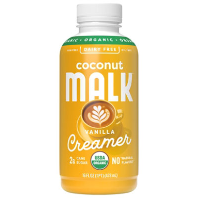 Malk Coconut Creamer Vanilla - 16 FZ - Image 1