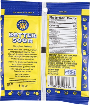 Better Sour Gummies Passion Fruit - 1 OZ - Image 5