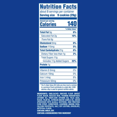 Oreo Minis Chocolate Creme Cookies - 8 Oz - Image 4