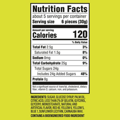 Sour Patch Kids Chews Assorted Soft Candy 5.12 Oz - 5.12 OZ - Image 4