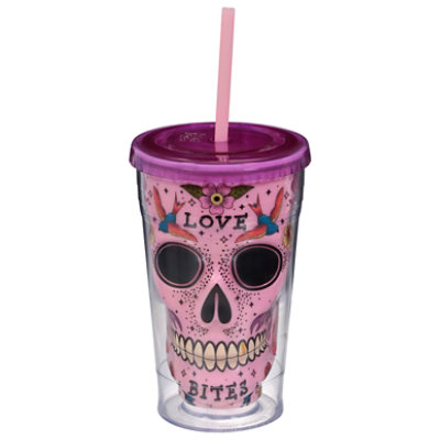 Cool Gear 18 Oz Valentine Sugar Skull Chiller - Each - Image 1