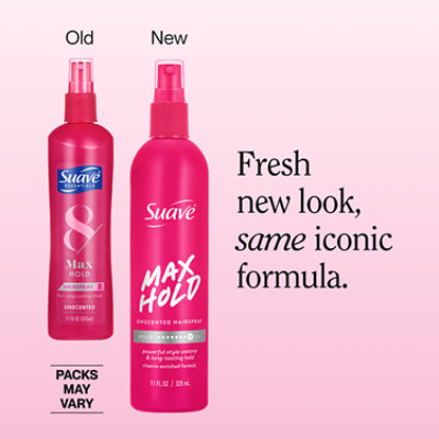 Suave Max Hold Frizz Control Non-Aerosol Hairspray - 11 Fl. Oz. - Image 2