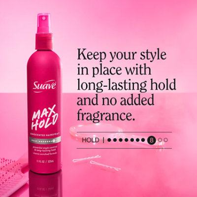 Suave Max Hold Frizz Control Non-Aerosol Hairspray - 11 Fl. Oz. - Image 3