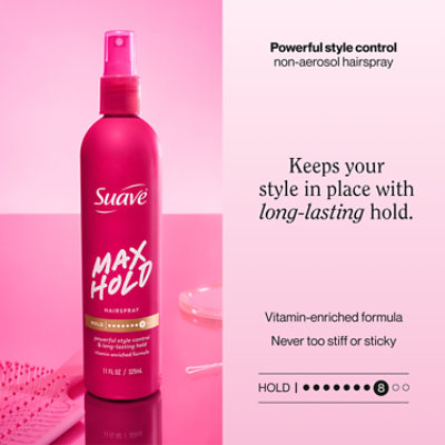 Suave Hair Spray Max Hold Na, 11fz - 11 FZ - Image 2