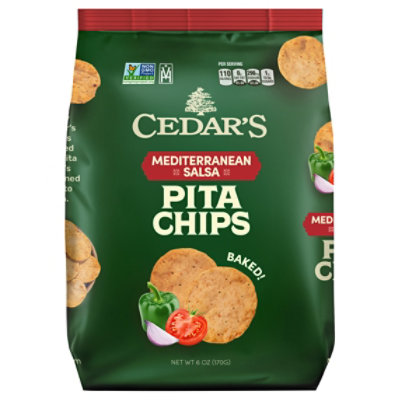 Cedars Mediterranean Salsa Pita Chips - 6 OZ - Image 2