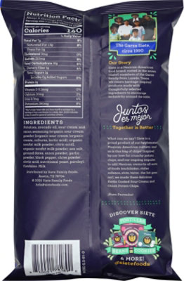 Siete Chips Sour Cream & Onion 5.5oz - 5.5 OZ - Image 5