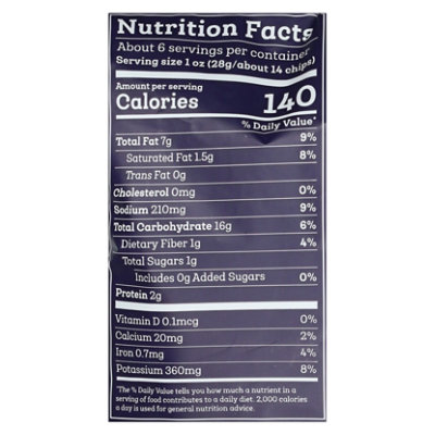 Siete Chips Sour Cream & Onion 5.5oz - 5.5 OZ - Image 3