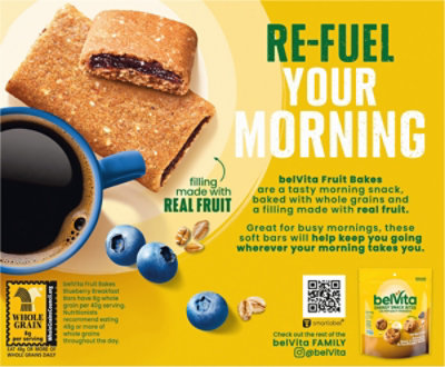 belVita Fruit Bakes Blueberry Soft Baked Breakfast Bars - 7.05 OZ - Image 6
