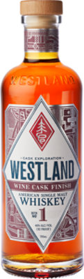 Westland Wine Cask Finish American Single Malt Whiskey - 700 ML - Image 1