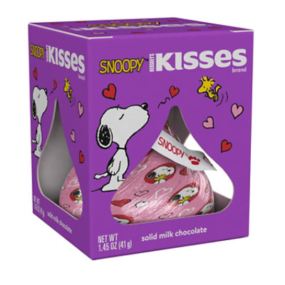 Hershey's Kisses Milk Chocolate Snoopy And Friends Valentine's Candy Gift Box - 1.45 Oz - Image 1