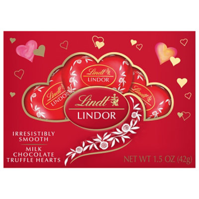 Valentine Lindor Milk Heart Shaped Box - 1.5 OZ - Image 2