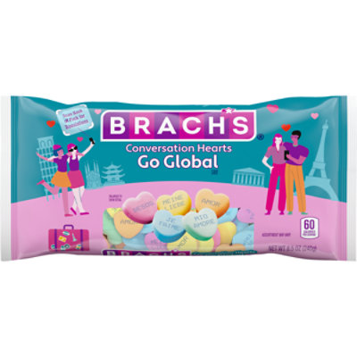 Brachs Conversation Hearts Go Global - 8.5 OZ - Image 1